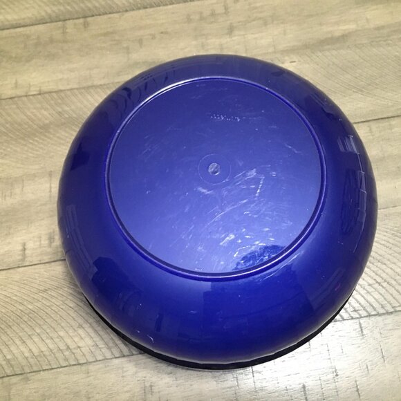 Tupperware Preludio Acrylic Salad Punch Bowl 2105 Blue Popcorn Chips Snacks - Picture 4 of 4